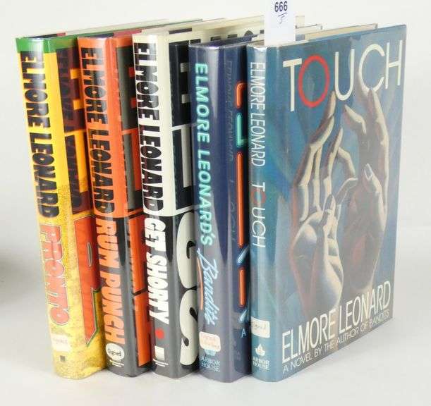5 ELMORE LEONARD NOVELS