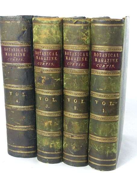 18TH CENTURY BOTANICAL MAGAZINE VOLUMES I TO IV