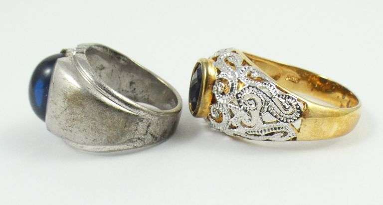 2 SAPPHIRE RINGS