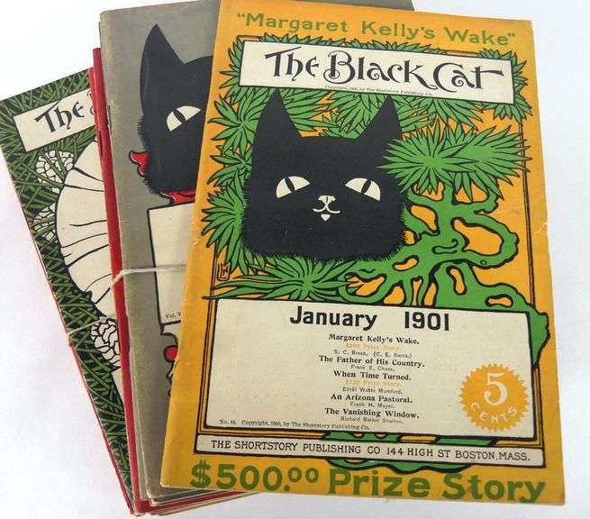THE BLACK CAT MONTHLY MAGAZINE COLLECTION, 19TH/EARLY 20TH CENTURY