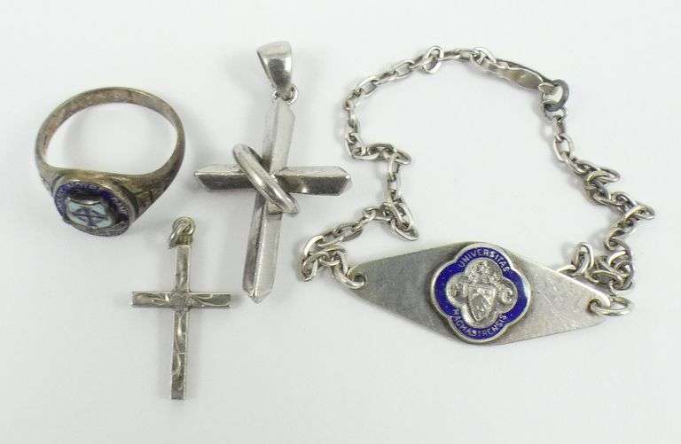 7 PIECES STERLING JEWELLERY