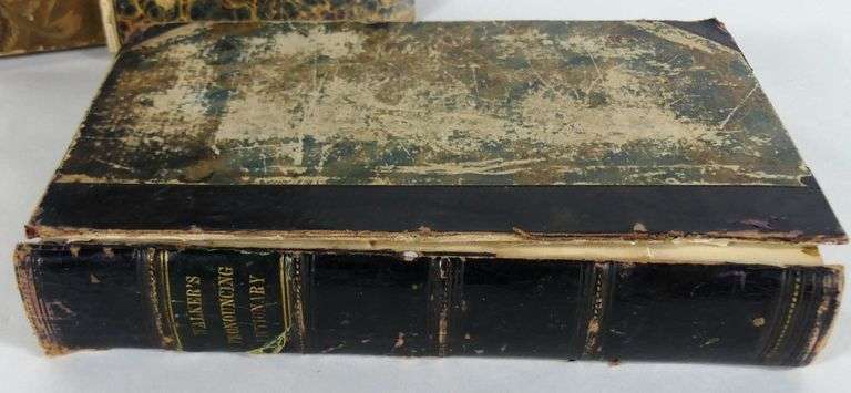 THREE ANTIQUE VOLUMES