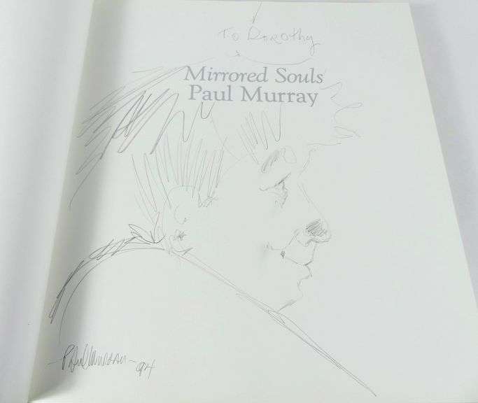 PAUL MURRAY ART VOLUME WITH ORIGINAL SKETCH