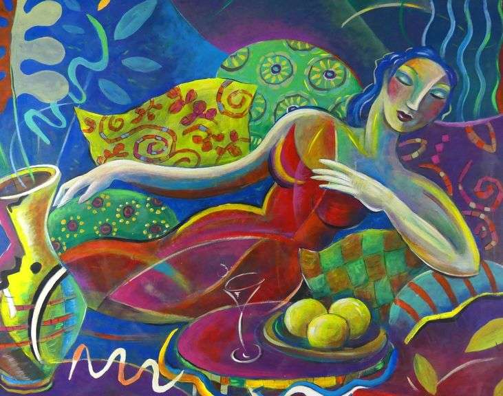 LARGE-SCALE OIL BY IAN LEVENTHAL