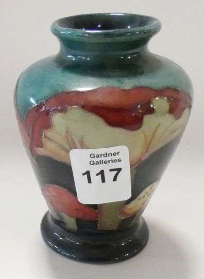 RARE MOORCROFT "CLAREMONT" CABINET VASE