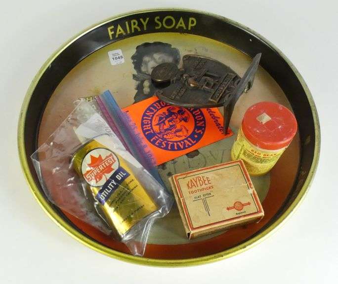 OLD BEER TRAY & COLLECTIBLES