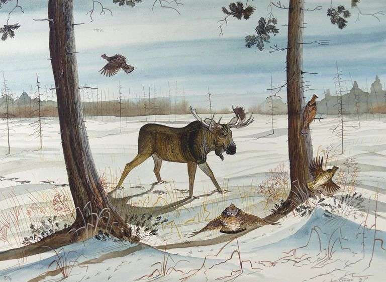 EDDY COBINESS WATERCOLOUR