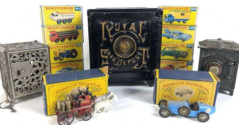 COLLECTIBLES FEATURING MATCHBOX DIE-CAST & ANTIQUE COIN BANKS - SESSION I