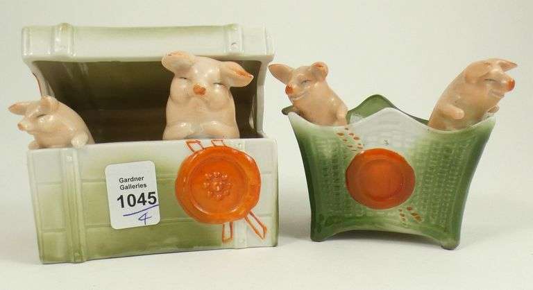 4 ANTIQUE PIG FAIRINGS