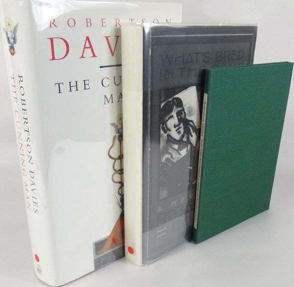 3 SIGNED ROBERTSON DAVIES