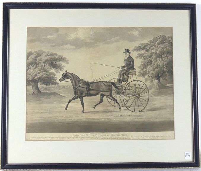 JAMES POLLARD HORSE RACING ENGRAVING