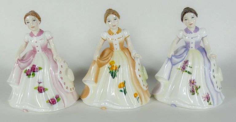 SET OF 12 ROYAL DOULTON FIGURINES