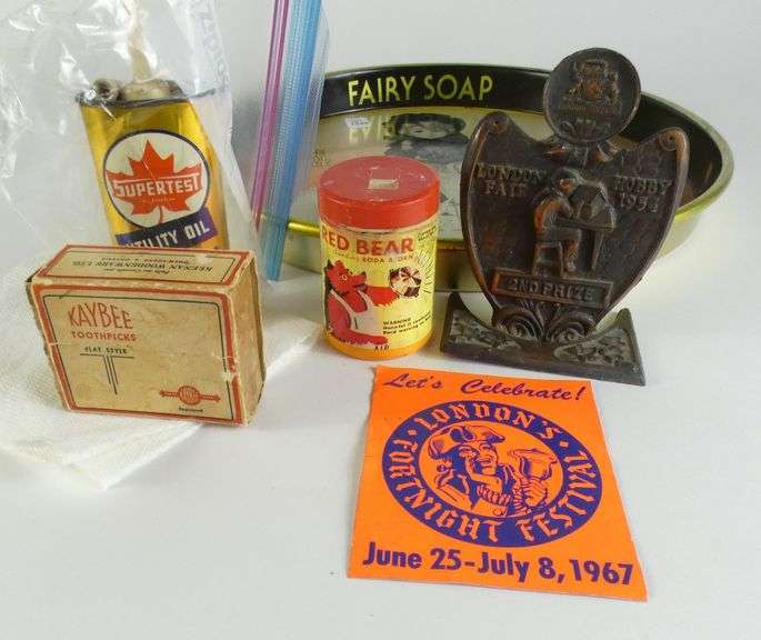OLD BEER TRAY & COLLECTIBLES