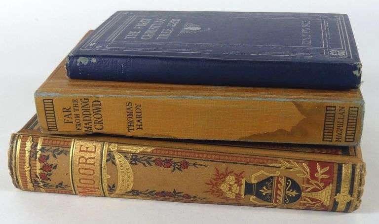 THREE ANTIQUE BOOKS