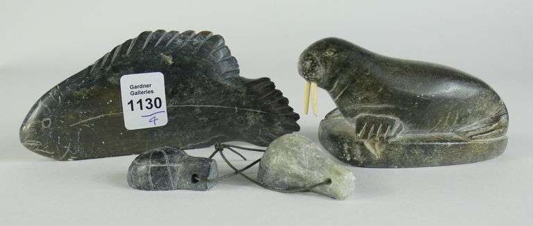 INUIT SOAPSTONE CARVINGS