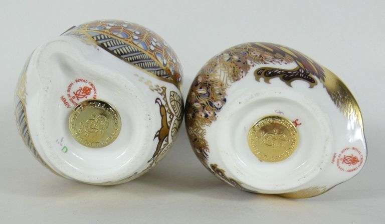 2 DERBY PAPERWEIGHTS