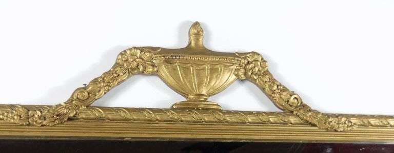 TWO ANTIQUE WALL MIRRORS