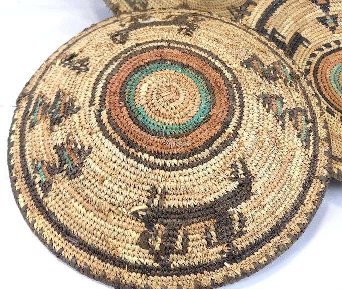 THREE INDIGENOUS BASKETS