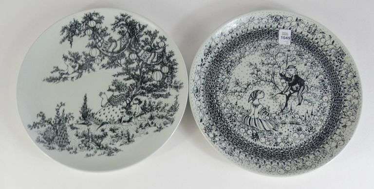 2 BJORN WIINBLAD PLATES