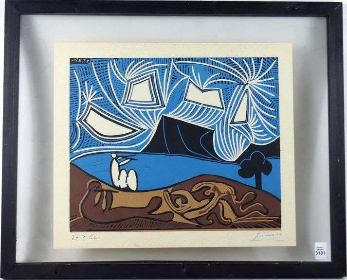 HAND-SIGNED PABLO PICASSO PRINT