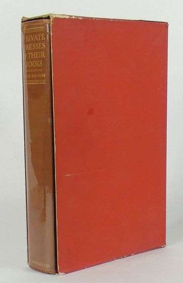 "PRIVATE PRESSES AND THEIR BOOKS"