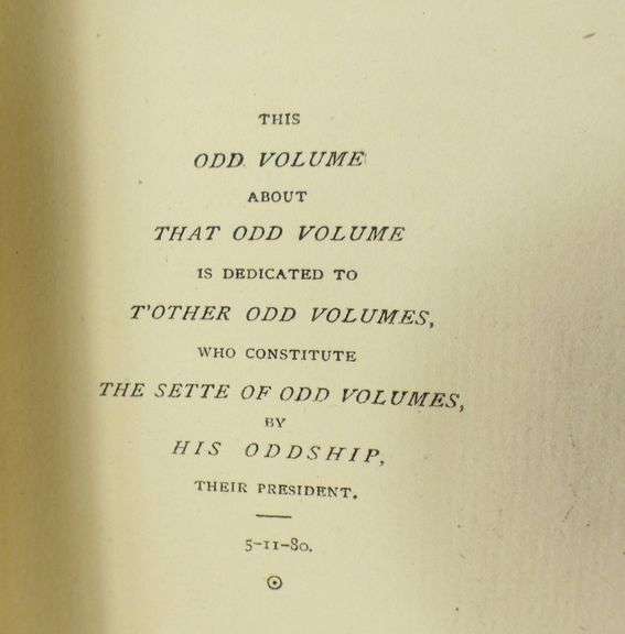 OPUSCULA "ODD VOLUME"