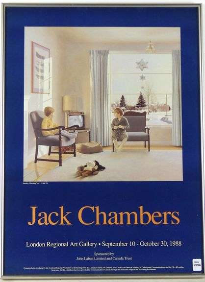 JACK CHAMBERS EXHIBITION POSTER