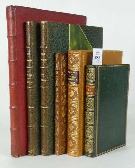 6 ANTIQUE FINE BINDINGS