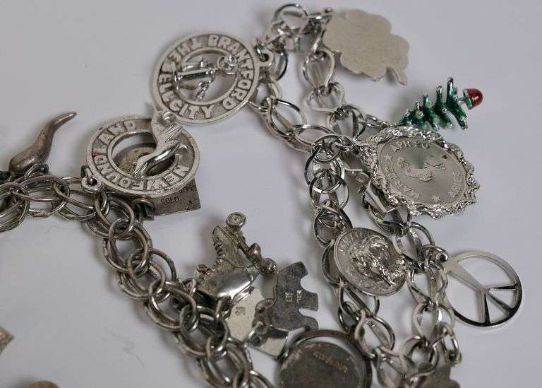 STERLING CHARM BRACELETS