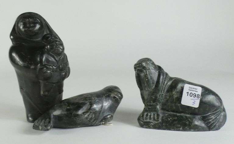 3 INUIT CARVINGS