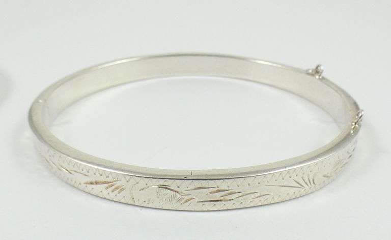 3 STERLING SILVER BRACELETS
