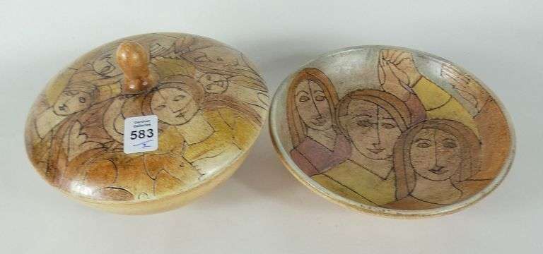 TWO PIECES CANADIAN ART POTTERY