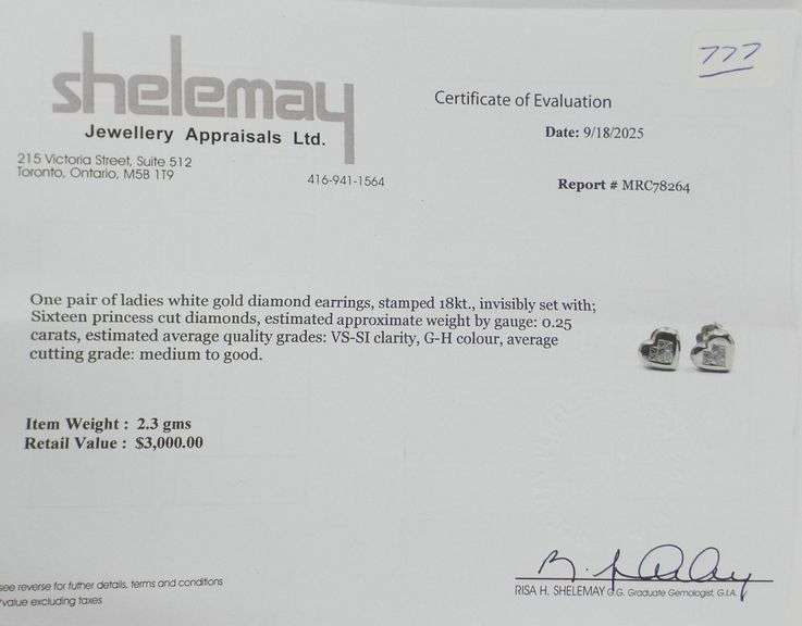 PAIR HEART-SHAPED DIAMOND EARRINGS