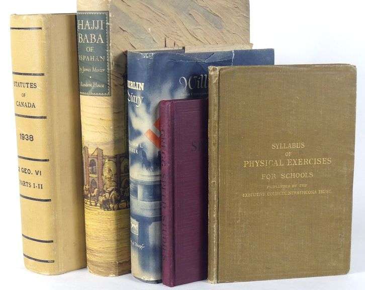 VINTAGE VOLUMES & HISTORICAL NEWSPAPER