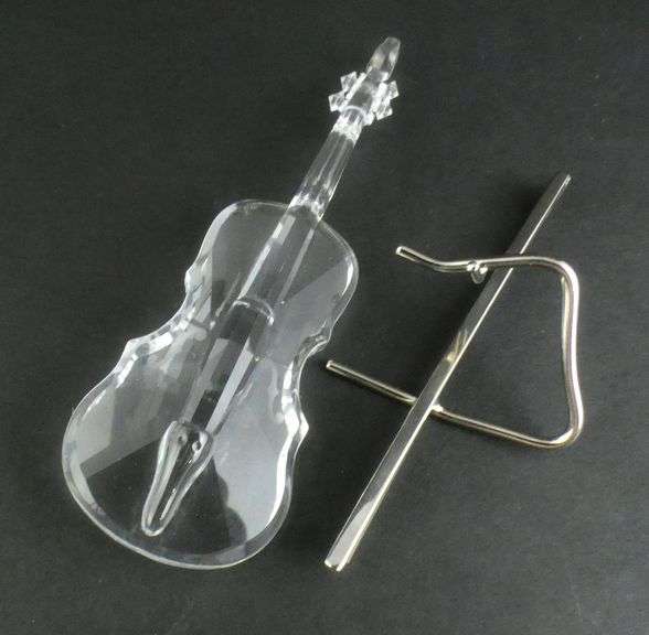 2 SWAROVSKI MUSICAL INSRUMENTS