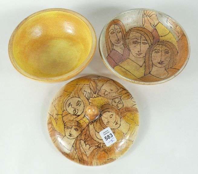 TWO PIECES CANADIAN ART POTTERY