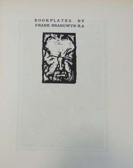 "BOOKPLATES OF FRANK BRANGWYN"