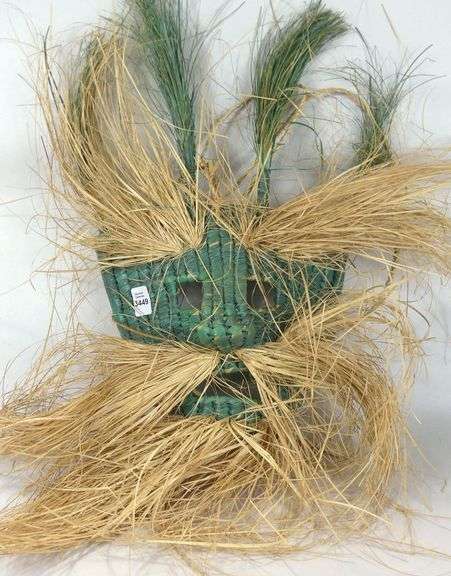 WOVEN & STRAW MASK