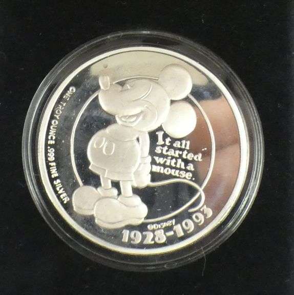 MICKEY MOUSE SILVER COIN