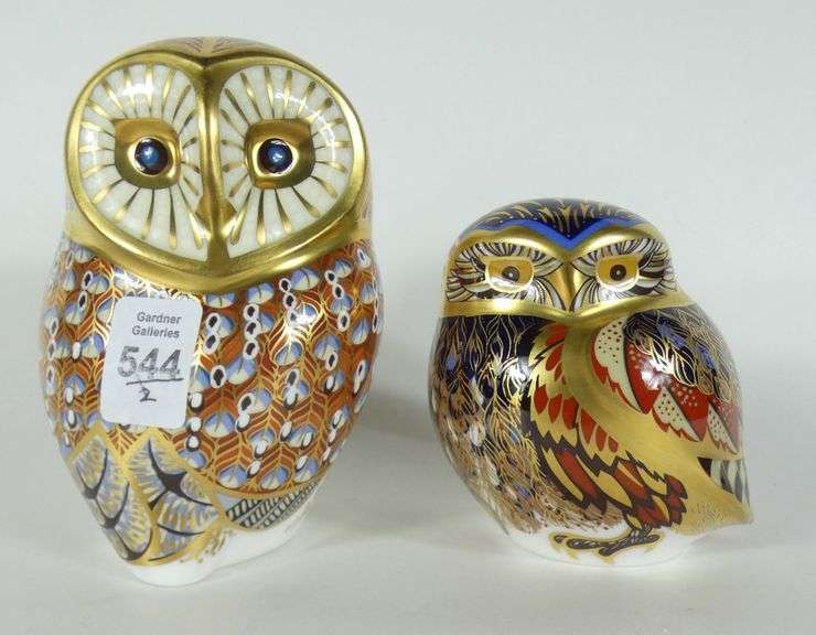 2 DERBY PAPERWEIGHTS