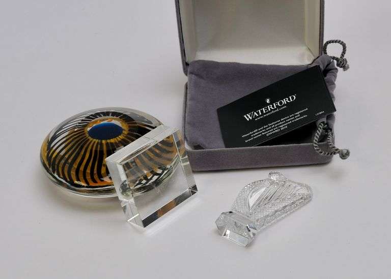 MURANO AND WATERFORD GLASS