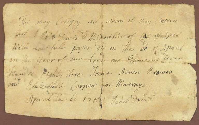 18TH & 19TH CENTURY DOCUMENTS