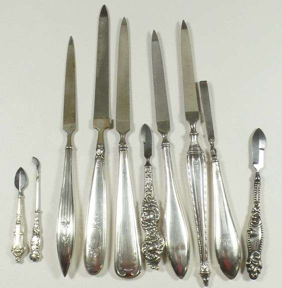 10 STERLING-HANDLED UTENSILS