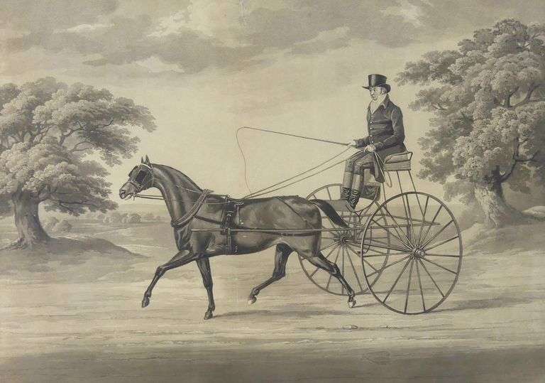 JAMES POLLARD HORSE RACING ENGRAVING