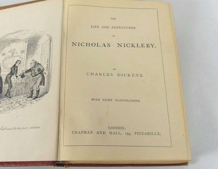THE LIFE AND ADVENTURES OF NICHOLAS NICKLEBY BY CHARLES DICKENS