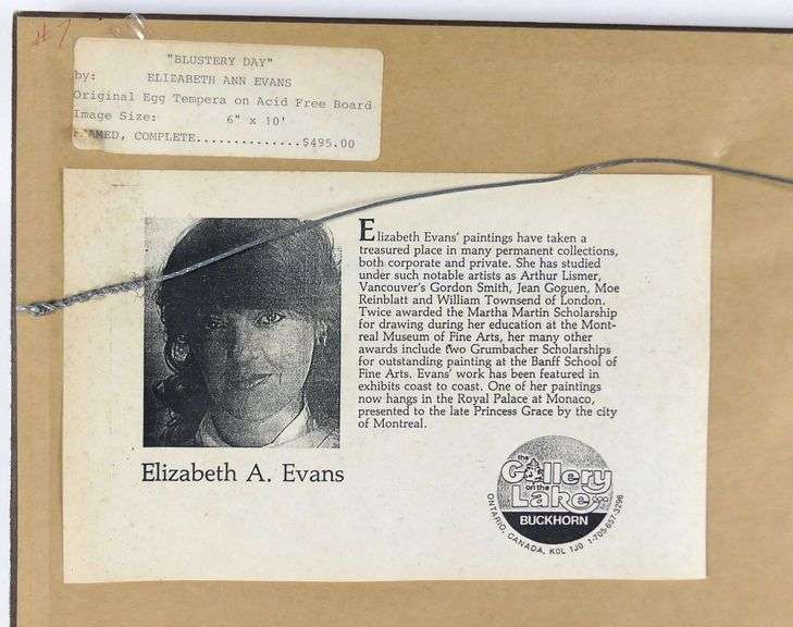 ELIZABETH ANN EVANS