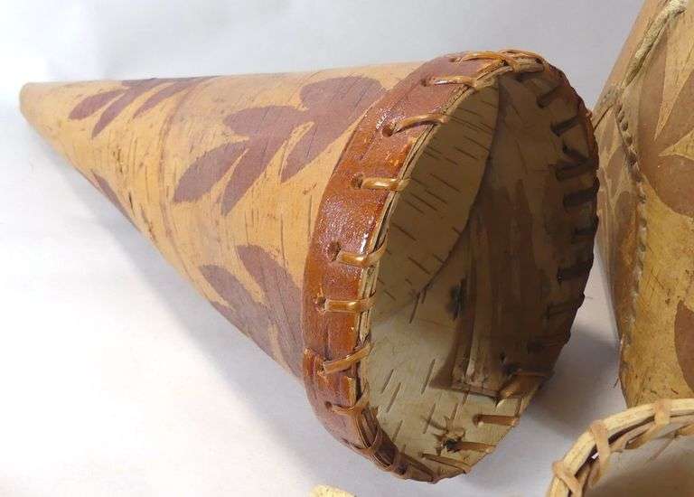 BIRCHBARK BASKETS & MOOSE CALLER