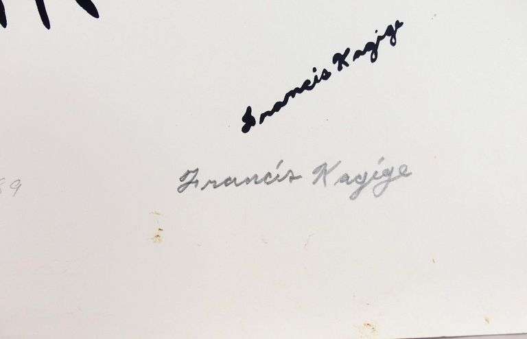 FRANCIS KAGIGE SILKSCREEN