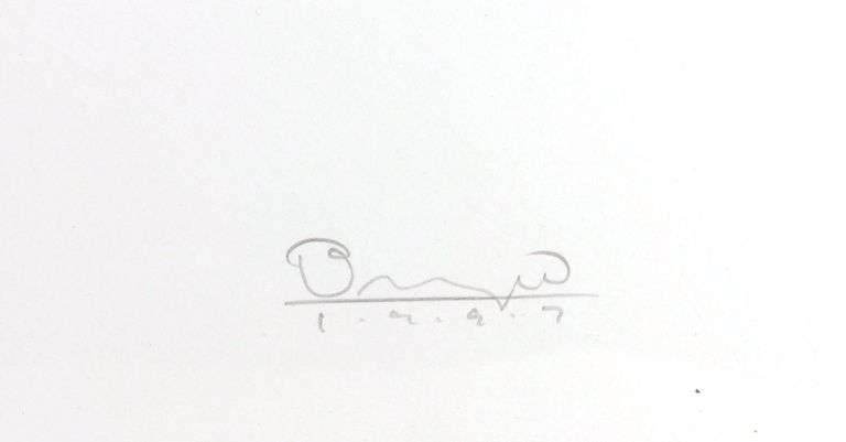 SIMON BRASCOUPE STENCIL PRINT