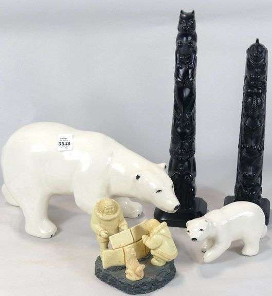 FIGURINES, TOTEM POLES